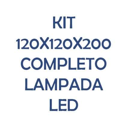 120x120x200 Led kit grow box completo