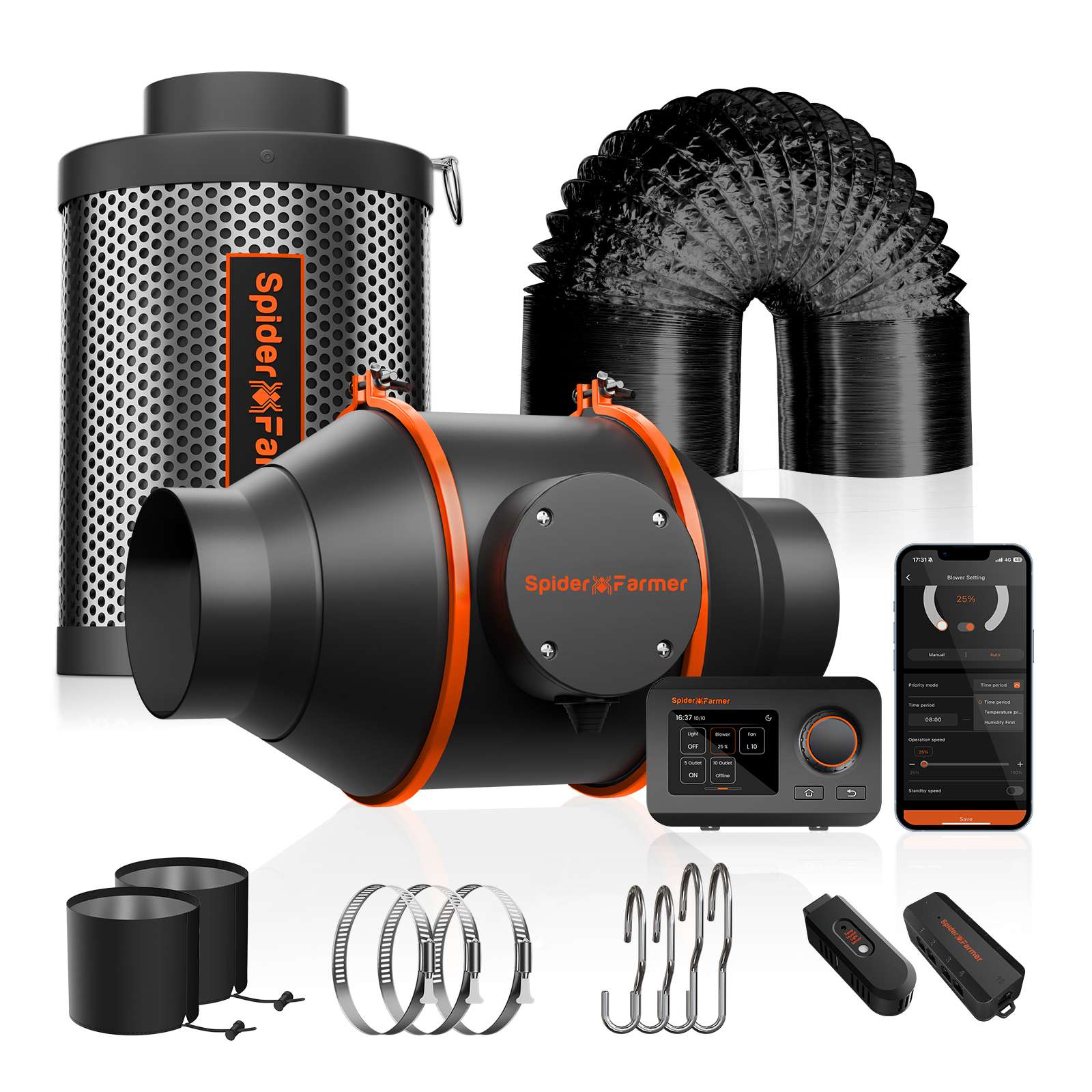 70x140x200cm SE4500 320W (con controller smart) Grow Kit – Spider farmer - immagine 8