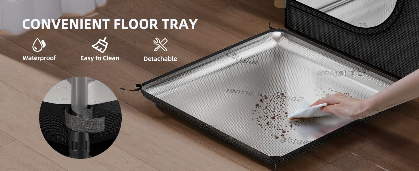 300x150x200cm 1680D Grow tent – Spider farmer - immagine 8