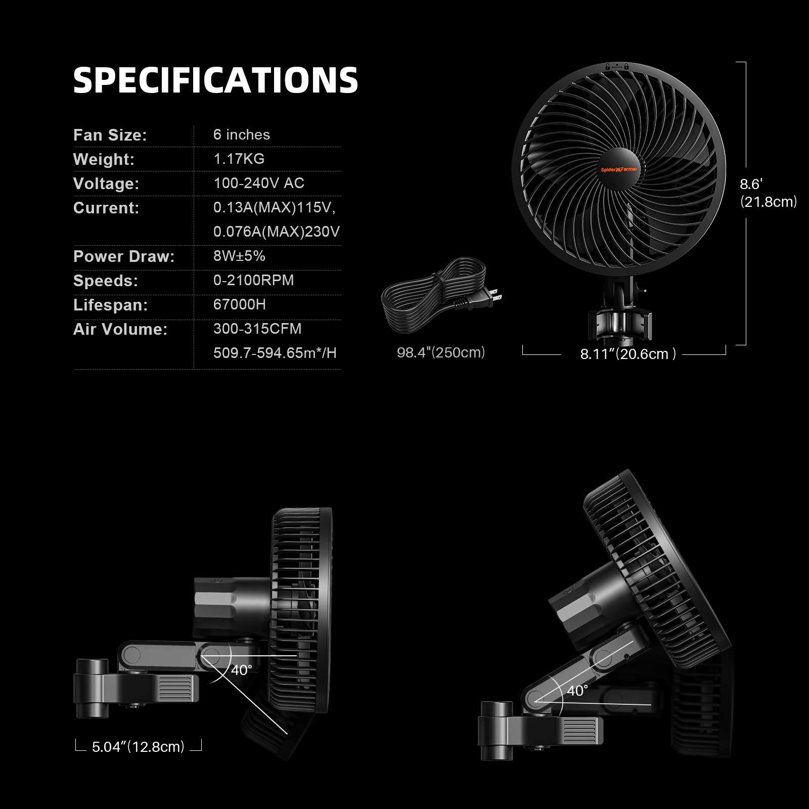 150×150×200 cm G1000 1000W (con controller smart) Grow Kit - Spider farmer - immagine 7