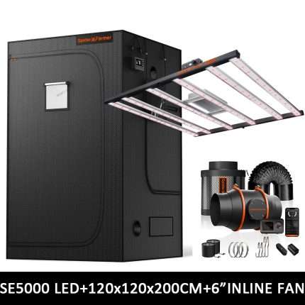 120x120x200cm SE5000 480W (con controller smart) Grow Kit  - Spider farmer