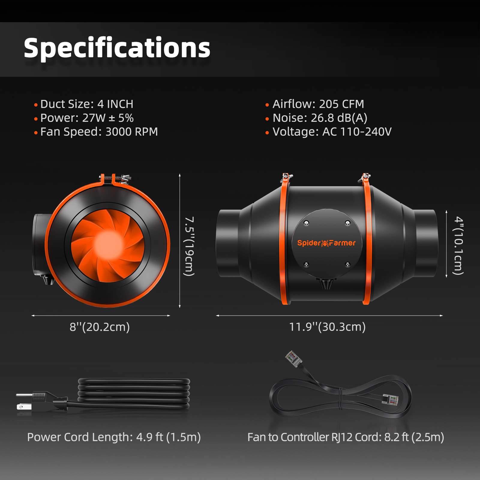 70x70x160cm SE1500 EVO 150W (con controller smart) Grow Kit – Spider farmer - immagine 6