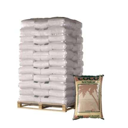 Bancale di terra coco natural 50 L ( 70 Sacchi) - canna