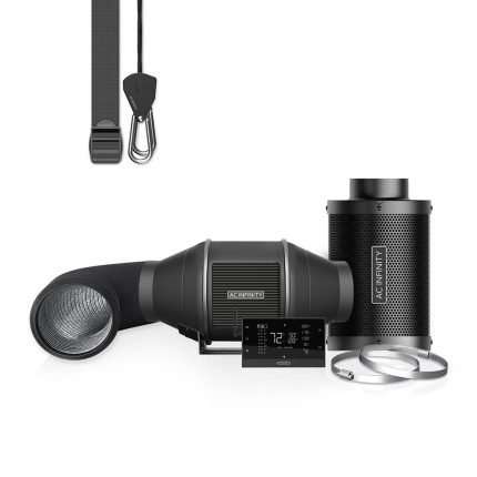 Kit aspirazione e filtrazione AI Pro 100 mm con Controller AI | AC Infinity