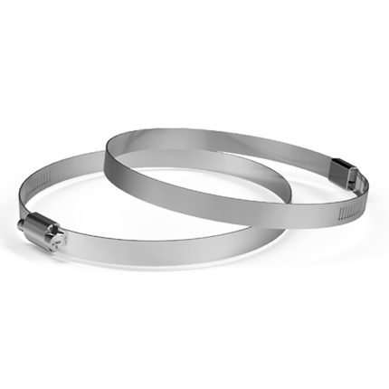 Fascette in acciaio per condotte 100 mm – 2 pezzi | AC Infinity