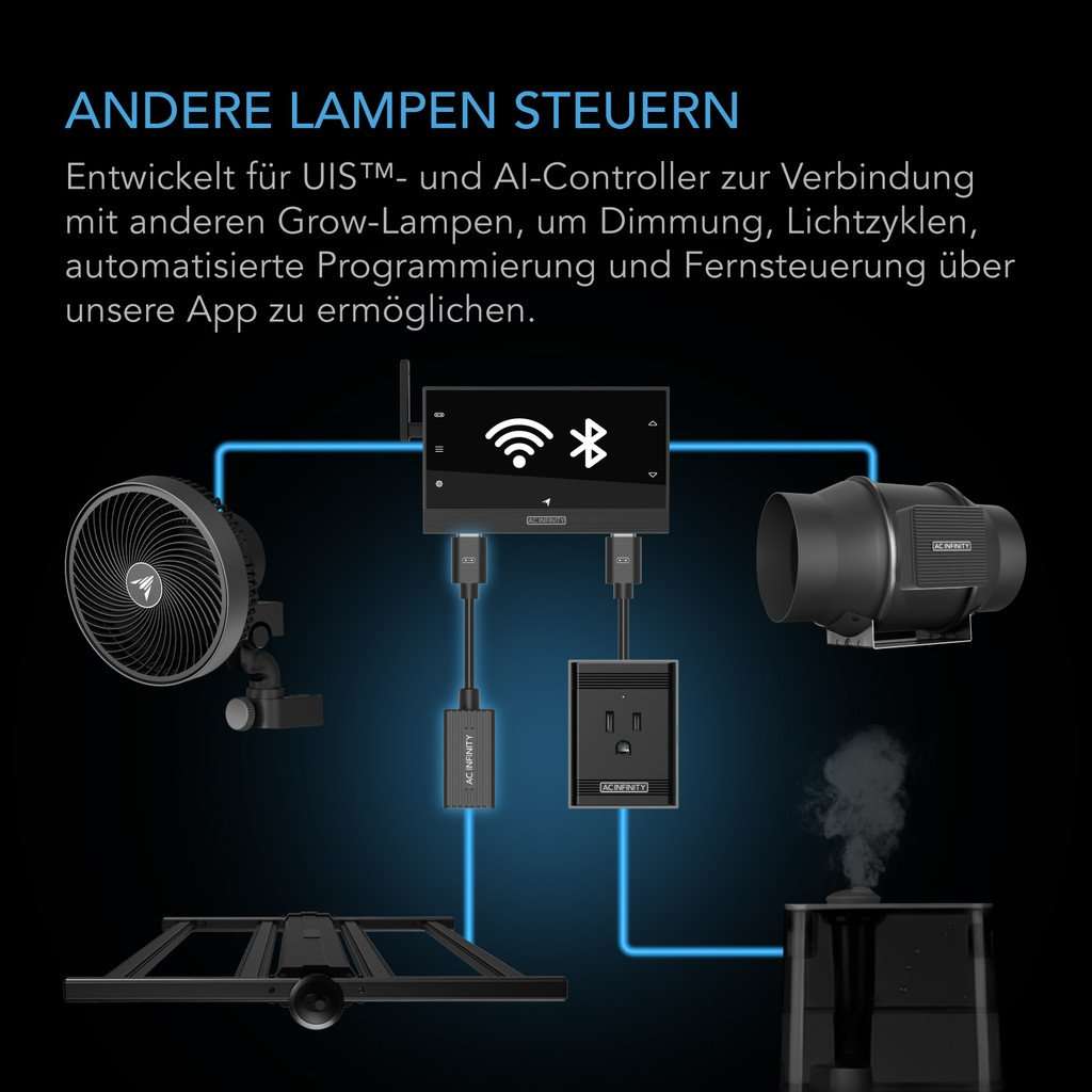 Adattatore di illuminazione UIS tipo D – controller smart UIS | AC Infinity - immagine 2