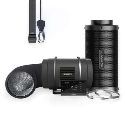 Kit aspirazione e filtrazione AI Pro 200 mm con Controller AI | AC Infinity