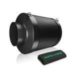 Mars Hydro 6″ (150mm) Refillable Inline Air Carbon Filter Odor Control