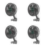 Mars Hydro M6 Grow Tent Clip Fan 6 Inch Auto-Oscillating Fan – Set Of 4