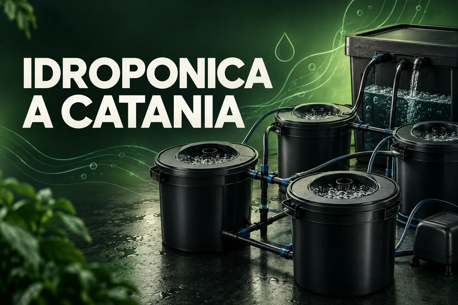Sistema idroponico Growrilla DWC e RDWC a Catania